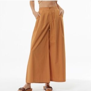 YOUNG FABULOUS & BROKE Cosmo Poplin Wide Leg Pants